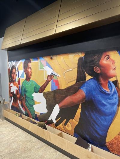 Replica of Dreaming Forward at the Creative Discovery Museum