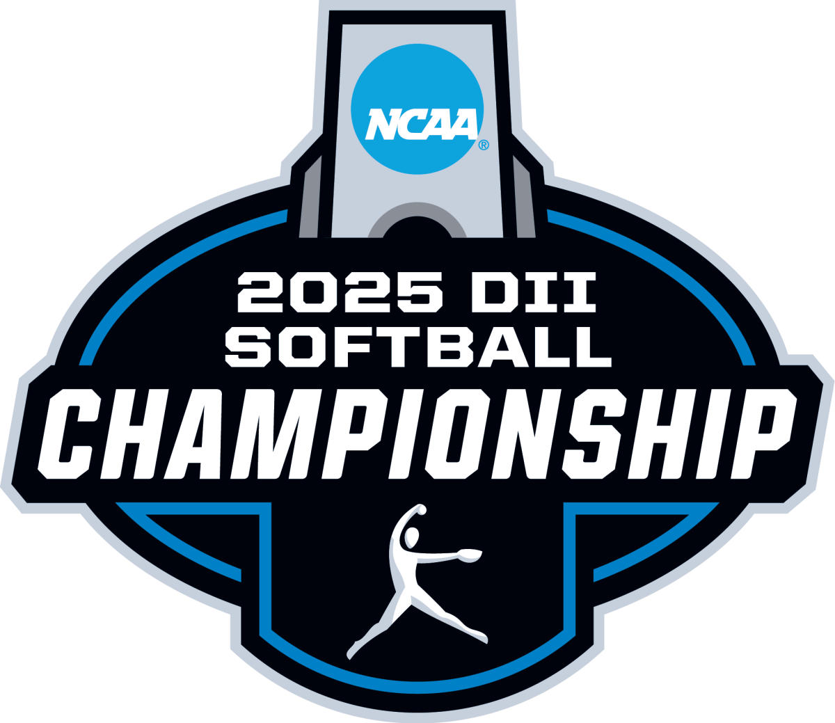 NCAA 2025 DII Softball Championship logo