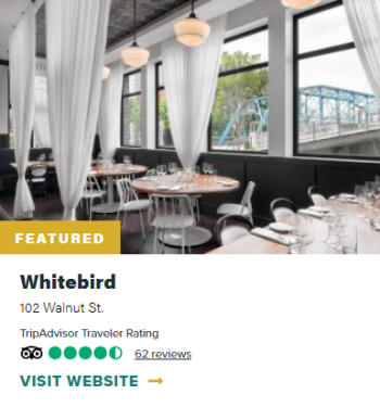 Example of a featured listing with image, text, link